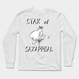 Saxophone Stax of Saxappeal Long Sleeve T-Shirt